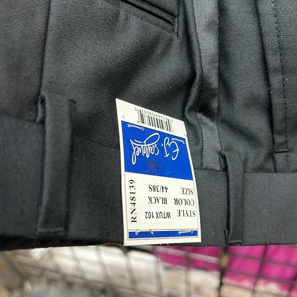 NWT,EJ Samuel Black Tuxedo two button  (TUX102) black - Picture 13 of 17